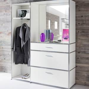 Garderobe weiss Garderobensystem Bosse Garderobenschrank
