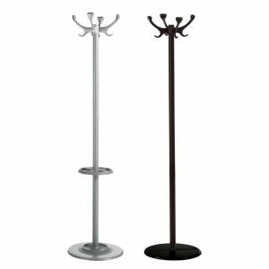 Garderobenständer mit Standsäule Stahl Kleiderständer, Caimi, Elk