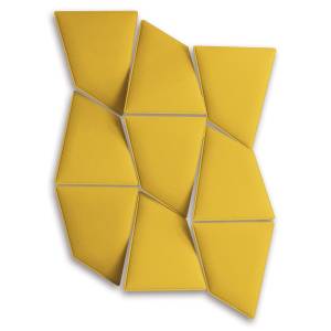 Wandabsorber geld Akustikelemente, Caimi, Flap – Maxi Flap