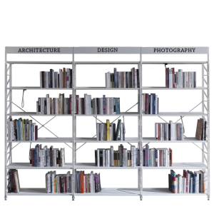 Bibliotheken Regal Stahl Caimi Socrate Bibliotech