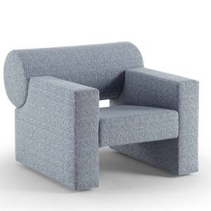 Loungesessel grau Sessel Lounge Caimi Cilindro