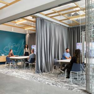 Akustikvorhänge Vorhänge aus Snowsound Fiber Caimi Snowcurtains