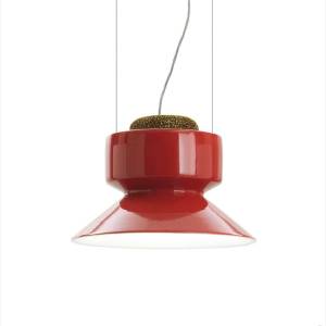 Leuftreiniger Pendelleuchte rot LED-Hängelampe Caimi Teleta