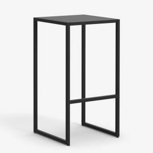 Barstuhl schwarz Barhocker Metall SARA FORMAE Sky