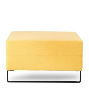 Polsterhocker gelb Hocker Lounge Dauphin Atelier