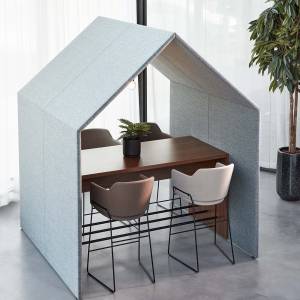 schallabsorbierendes Haus abgeschirmte Konferenzplätze Götessons The Hut GEM