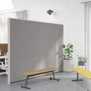 Raumgliederungsstystem Trennwand Büro Raumteiler akustik Stellwandsystem ophelis paravento XL