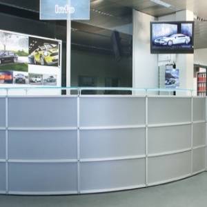 Empfangstheke groß Empfangstheken Büro, AluOffice, Empfangstheke