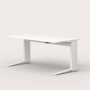 Höhenverstellbarer Schreibtisch weiß ergonomische Schreibtische mit Sideboard exklusiv Büromöbel, Leuwico, iMOVE C Sitz-/Stehtische
höhenverstellbar