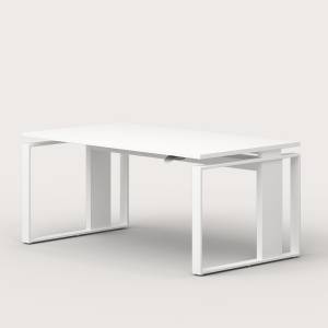 höhenverstellbarer Schreibtisch Büro, Arbeitstisch Büro, Schreibtische Holz, Design Bürotisch, iMOVE-F Sitz-/Stehtische
Handverstellung