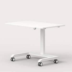 Homeoffice Schreibtisch weiss Rolltisch Home office Leuwico MIA