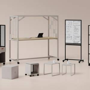 Modulares Büromöbelsystem Nowy Styl Offa für flexible Arbeitsbereiche