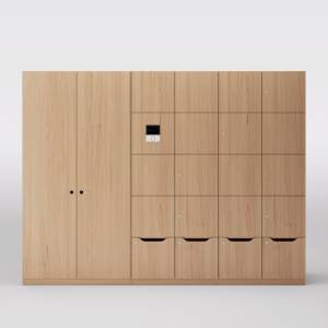 Locker Holz Garderobenschrank Schliessfachschrank Türschränke Büro Garderobenschränke Bisley Pren
