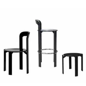 Besucherstuhl schwarz Barhocker Hocker Cafeteria Stühle, Dietiker, Rey 22