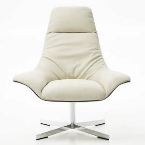 Loungesessel weiss Sessel Lounge matteograssi 2LEATHER SOFT