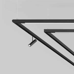 dimmbare Stromschiene Lichtsysteme schwarz Pendelleuchte XAL Move it 10 suspended system