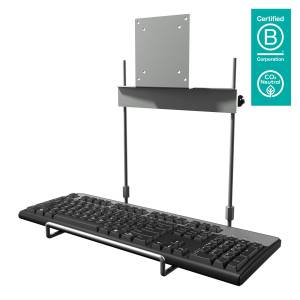 Monitorhalterung, Tischklemme, Kabellochbefestigung, Monitor-Befestigung Dataflex Viewmate Tastaturhalterung - Option 592