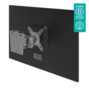 Monitorhalterung, Tischklemme, Kabellochbefestigung, Monitor-Befestigung Dataflex Viewmate plus Monitorarm - Schreibtisch 032