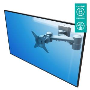 Monitorhalterung, Tischklemme, Kabellochbefestigung, Monitor-Befestigung Dataflex Viewmate Monitorarm - Schreibtisch 042