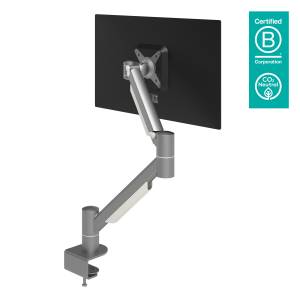 Monitorhalterung, Tischklemme, Kabellochbefestigung, Monitor-Befestigung Dataflex Viewmate plus Monitorarm - Schreibtisch 832