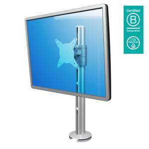 Monitorarm Aluminium Monitorhalterung, Tischklemme, Kabellochbefestigung, Monitor-Befestigung Dataflex Viewlite Monitorarm - Schreibtisch 102