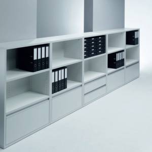 Büroschrank Schubalden weiß büro schrank modular, Zemp, LUZIFER Modulregale