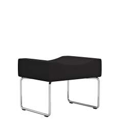 Sitzbank schwarz Polsterhocker Hocker Lounge Kinnarps Libra