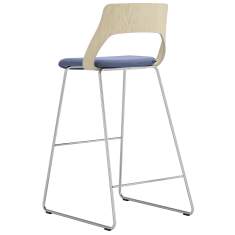 Barhocker blau Barstühle Kinnarps Embrace Barstuhl