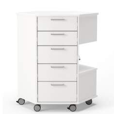 Rollcontainer Büro Büroschrank abschließbar Bürocaddy, Kinnarps, Trixagon Storage