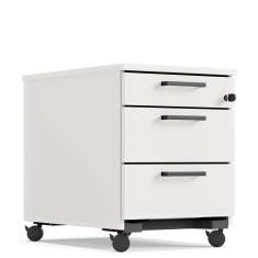 Rollcontainer Kinnarps Space Container mit Griffleisten für moderne Büros