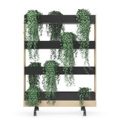 Pflanzregall fahrbar Regal fuer Pflänzen Sedus se:lab mobile planter