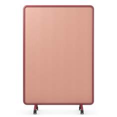 Stoffbezogene Stellwand rosa Stellwände fahrbar mobile Trennwände Büro Sedus se:lab fabric wall