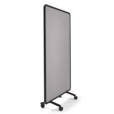Stoffbezogene Stellwand grau Stellwände fahrbar mobile Trennwände Büro Sedus se:lab fabric wall