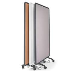 Stoffbezogene Stellwand Stellwände fahrbar mobile Trennwände Büro Sedus se:lab fabric wall