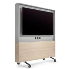 Medienwand fahrbar Monitor Wand Sedus se:lab monitor wall