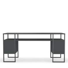 Stehtisch Büro Stehtische Studiotisch schwarz Konferenztisch Mittelzonen Sedus se:matrix High Desk