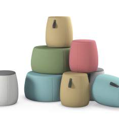 Polsterhocker farbig Hocker Sedus se:dot