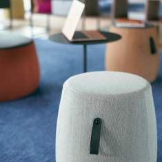 Polsterhocker grau Hocker Sedus se:dot