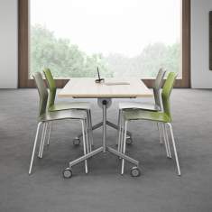 Klapptisch für Büro Schulungsraum, Klapptisch  fahrbar, Schulungstisch, Kinnarps, Foldex