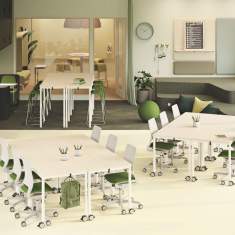 Rolltisch Holz Rolltische Schulung Kinnarps Origo