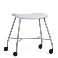 Hocker mit Rollen grau Polsterhocker, Materia, Motus
