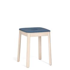 Hocker Holz Polsterhocker Materia Domino