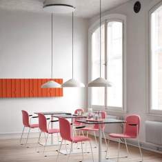 Cafeteria Tisch Bistrotisch Marmor Säulentisch Skandiform Tinnef Café