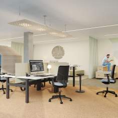 höhenverstellbarer Arbeitstisch Schreibtisch Büro Schreibtische König + Neurath TALO.YOU
höhenverstellbar
Doppelarbeitsplatz
