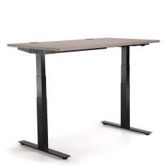Höhenverstellbarer Schreibtisch elektrisch ergonomische Schreibtische schwarz K+N König + Neurath Active.T