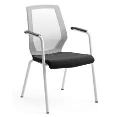Besucherstuhl schwarz Konferenzstühle Cafeteria Stuhl König + Neurath, JET.II Besucherstuhl