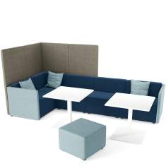 Loungesofa Büro Loungemöbel, König + Neurath, NET.WORK.PLACE SITZELEMENTE