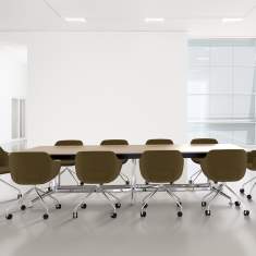 Konferenzstuhl mit Rollen Konferenzstühle mit Armlehnen Brunner Crona
