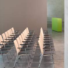 Besucherstuhl Holz Besucherstühle Konferenzstühle Cafeteria Stühle, Brunner, first line