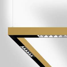 Lichtsysteme gold Pendelleuchten Design Pendelleuchte modern LED XAL Move it 45
